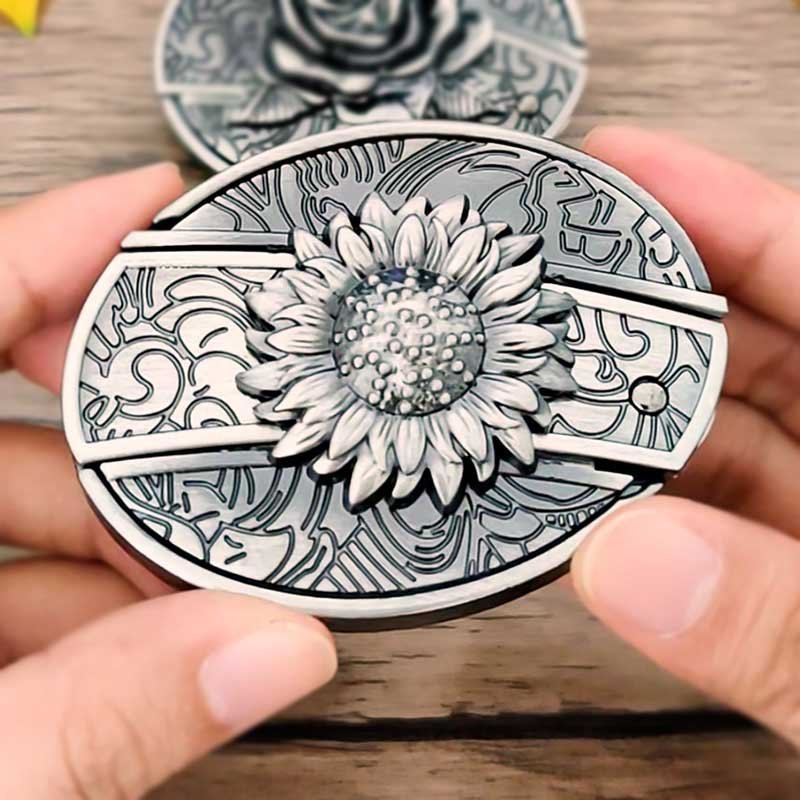 Metalen Ovale Riem Buckle Western Cowboy Stijl Gesp Accessoire Decoratie voor Riemen Kleding Jeans Mode | Sulvida