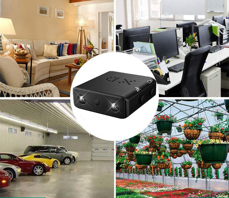 Compacte HD Bewakingscamera met Audio Nachtzicht Bewegingsdetectie voor Beveiliging Thuis Kantoor Winkel | Sulvida