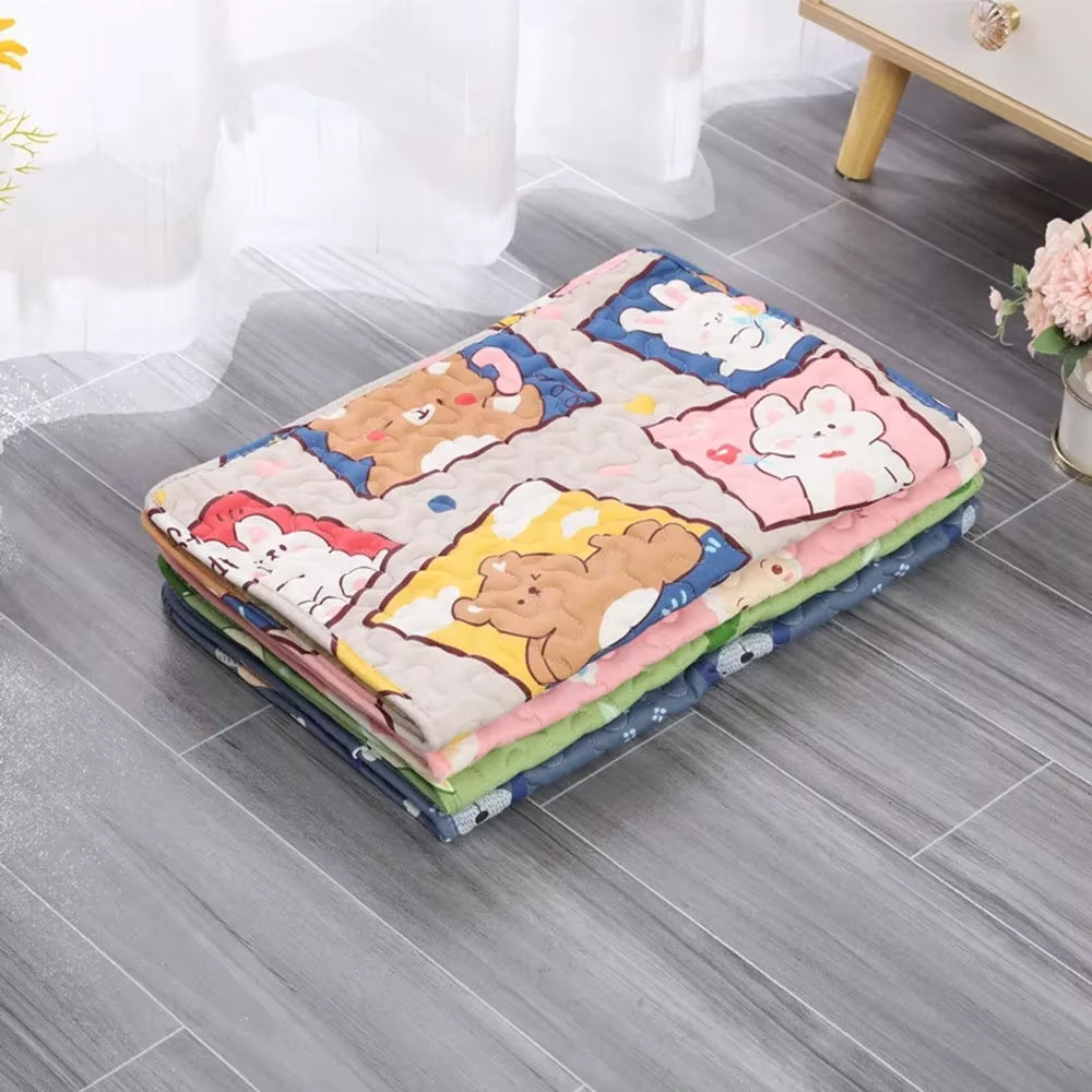 Tapis rafraîchissant pour chats et petits chiens – coussin doux et confortable avec dessous antidérapant pour animaux | Sulvida