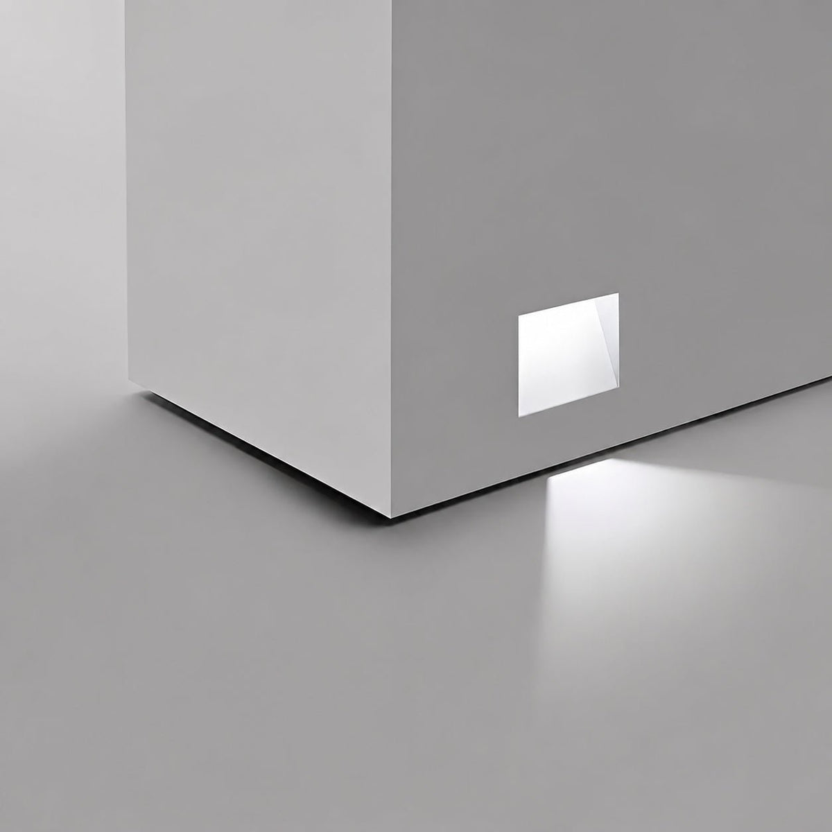 Einbau-LED-Treppenbeleuchtung mit Bewegungsmelder, Aluminium-Wandleuchte für Flur, Schlafzimmer, Küche, Treppenhaus, Weiß | Sulvida