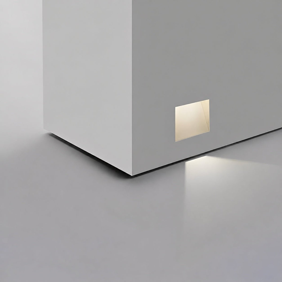 Einbau-LED-Treppenbeleuchtung mit Bewegungsmelder, Aluminium-Wandleuchte für Flur, Schlafzimmer, Küche, Treppenhaus, Weiß | Sulvida