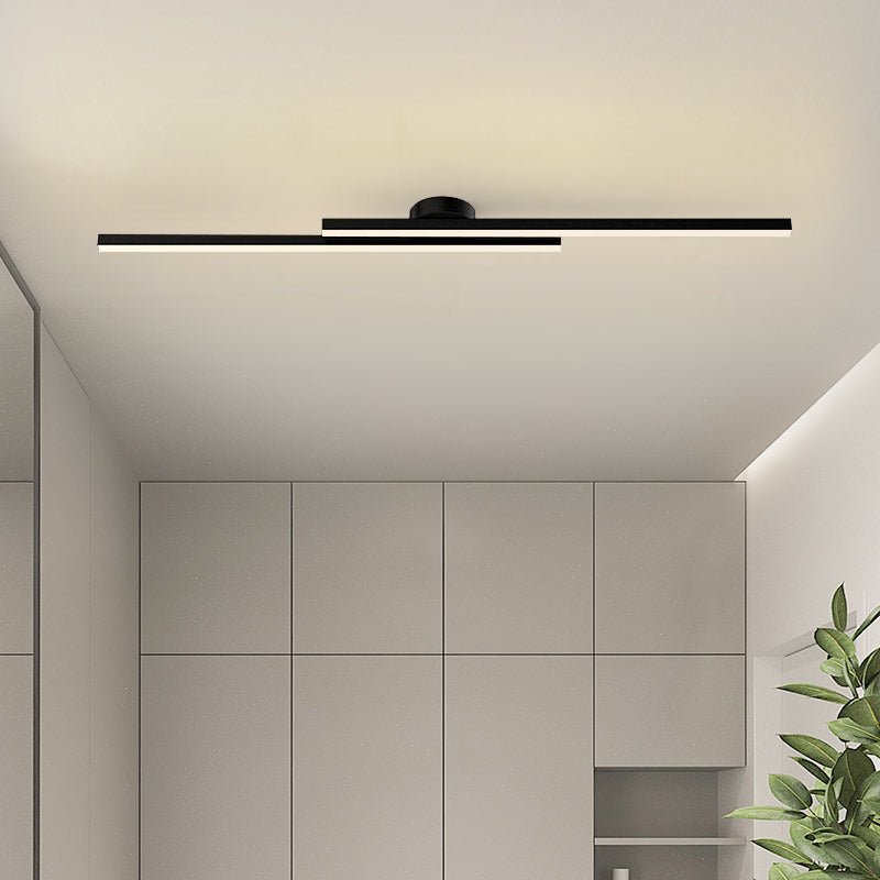 Aluminium LED-Plafondlamp Semi-Plafond Modern Design Dimbaar met Afstandsbediening voor Woonkamer en Slaapkamer | Sulvida