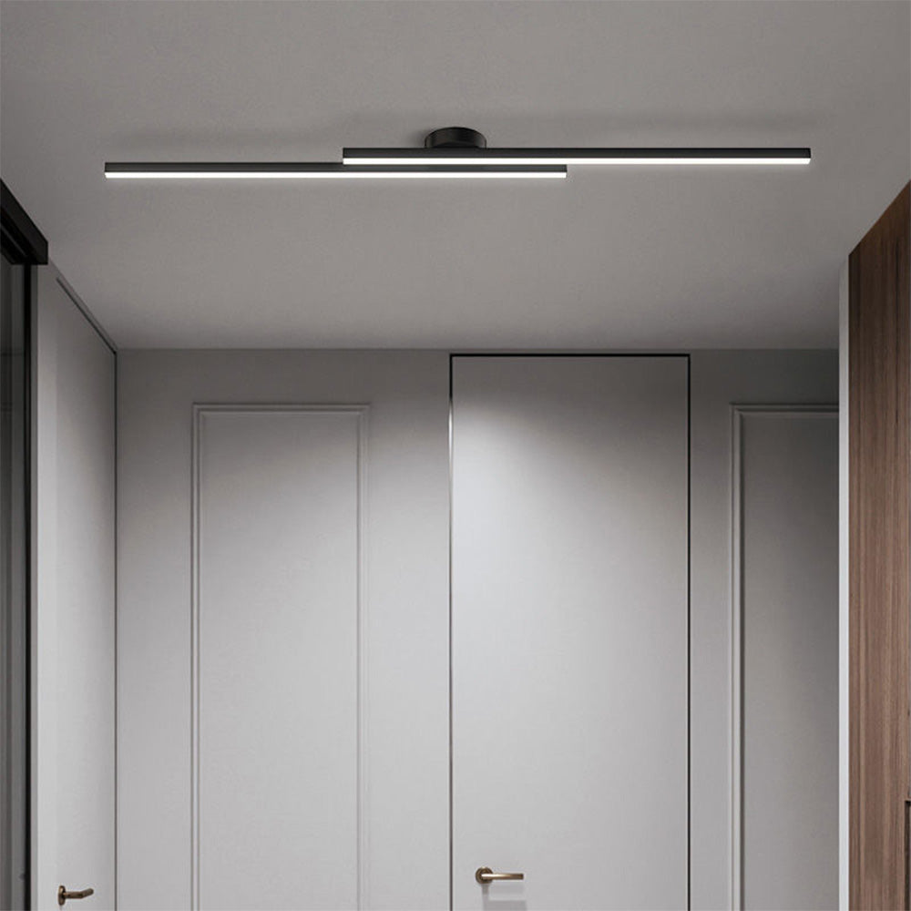 Aluminium LED-Plafondlamp Semi-Plafond Modern Design Dimbaar met Afstandsbediening voor Woonkamer en Slaapkamer | Sulvida