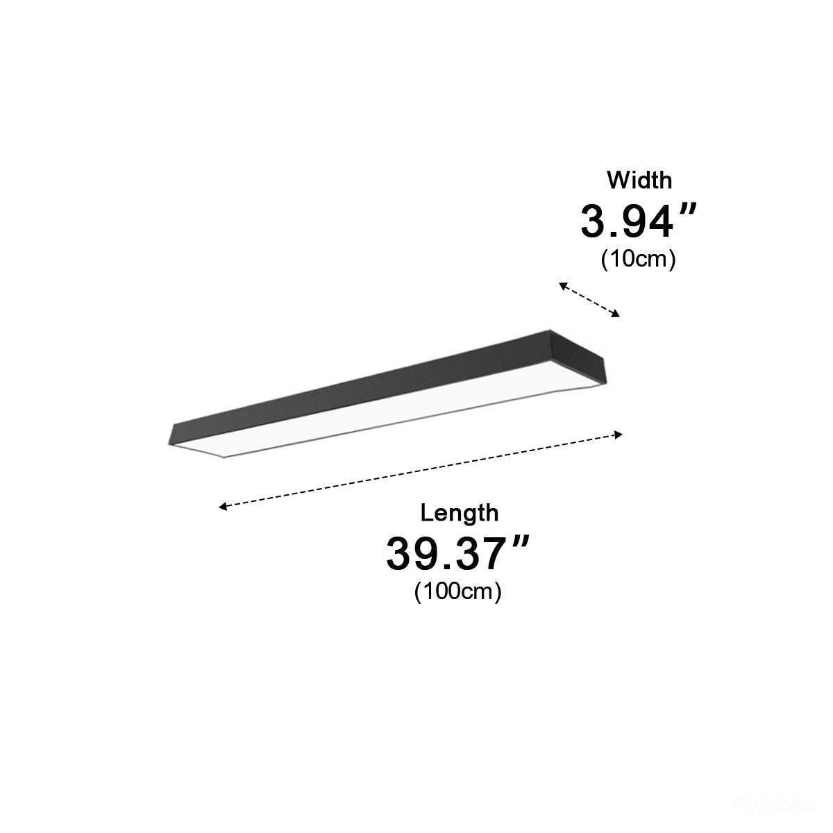 Lineaire LED Hanglamp Zwart Aluminium Minimalistisch Design voor Kantoor Woonkamer Keuken Eetkamer 100-200cm | Sulvida