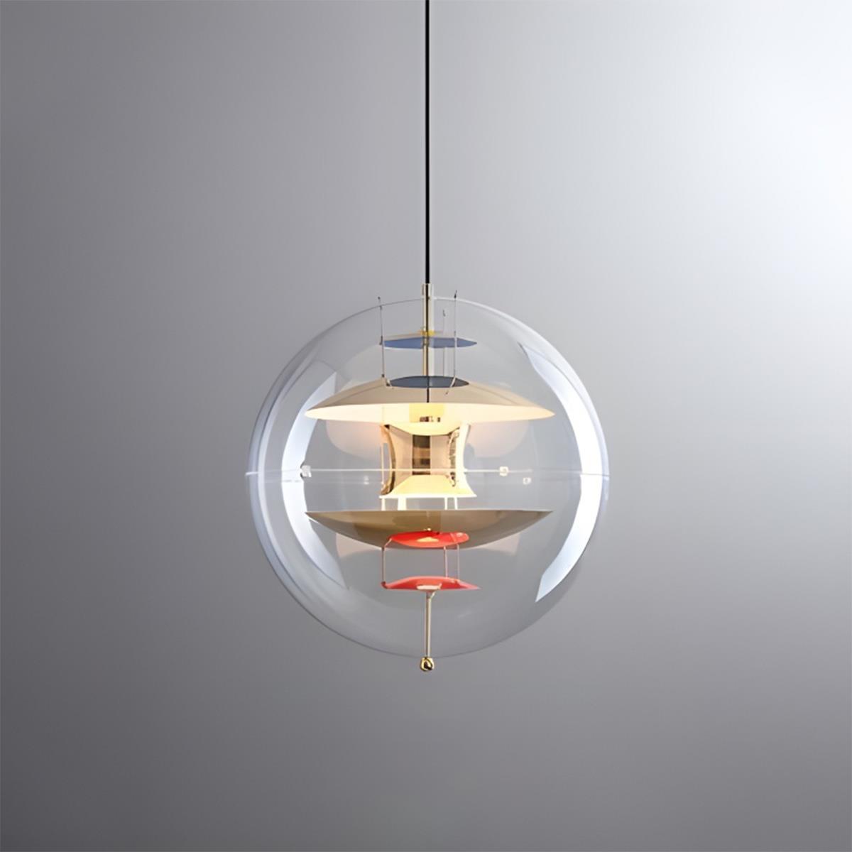 Planeet Hangbol LED Lamp Helder Acryl Dimbaar 3000K-6000K Modern Design Sfeerverlichting Eetkamer Keuken | Sulvida