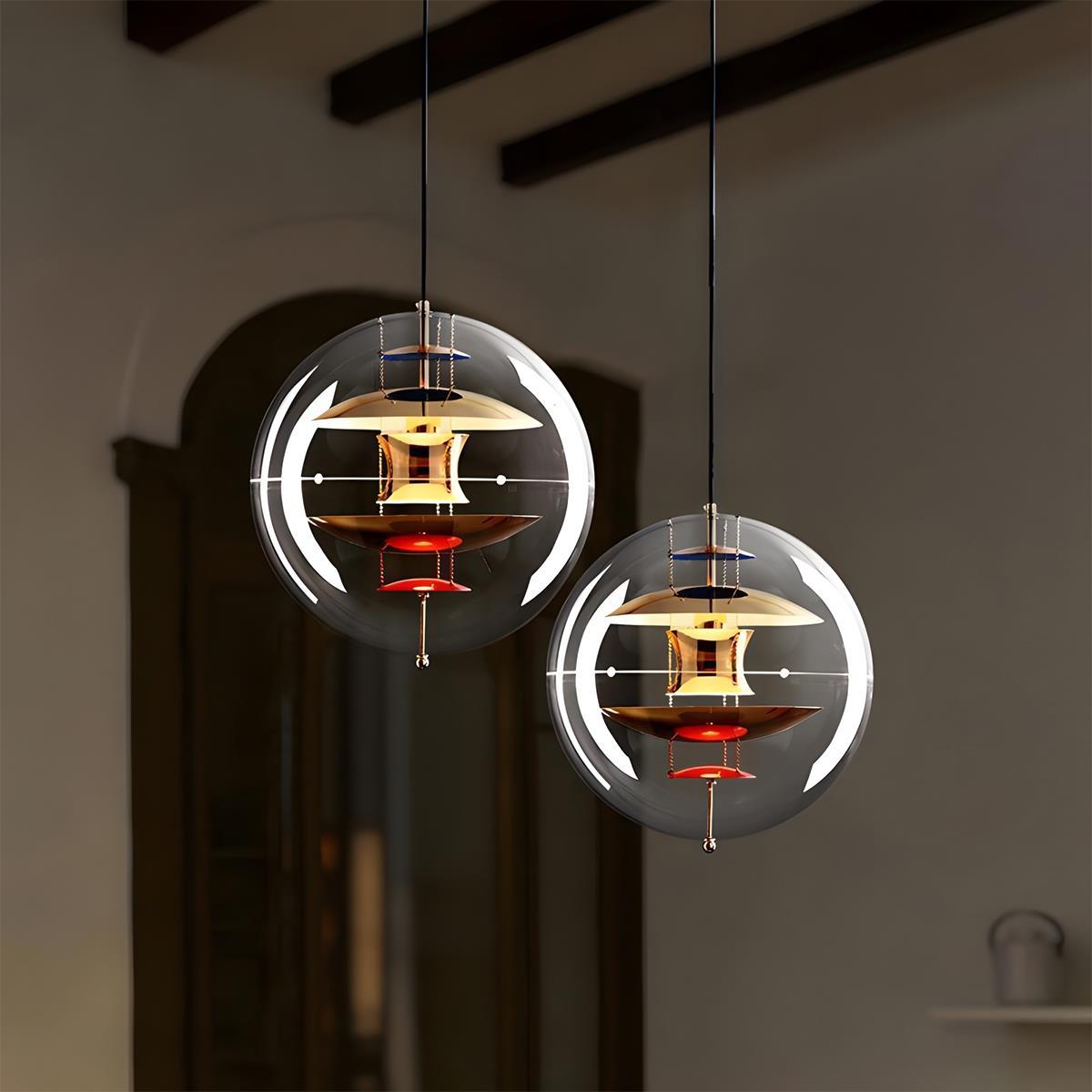 Planeet Hangbol LED Lamp Helder Acryl Dimbaar 3000K-6000K Modern Design Sfeerverlichting Eetkamer Keuken | Sulvida