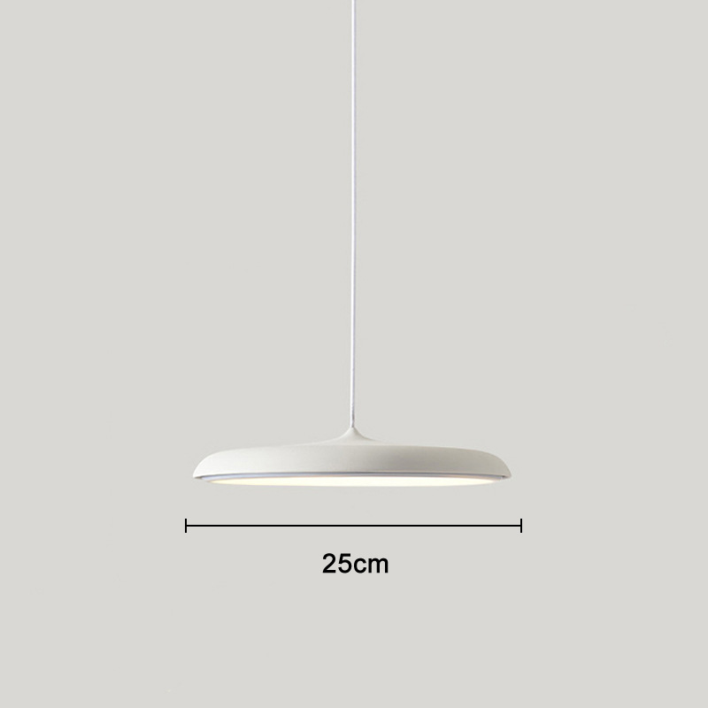 Scandinavische LED Plafondlamp Minimalistische Design Rond Mat Metaal Acryl Woonkamer Slaapkamer Inbouwspot 2 Maten | Sulvida