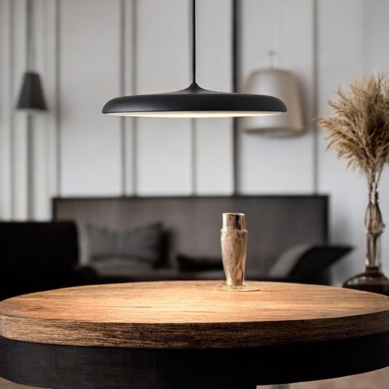 Scandinavische LED Plafondlamp Minimalistische Design Rond Mat Metaal Acryl Woonkamer Slaapkamer Inbouwspot 2 Maten | Sulvida