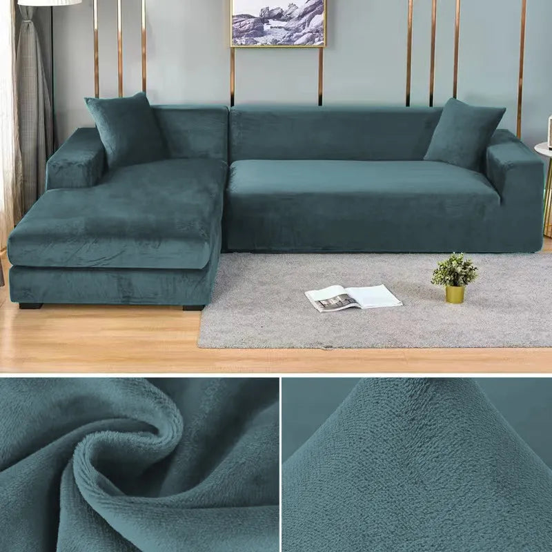Rekbare Bankhoes Kreukvrij Wasbaar 1-zits tot 4-zits Meubelbeschermer Antislip Elastische Pasvorm Interieur | Sulvida