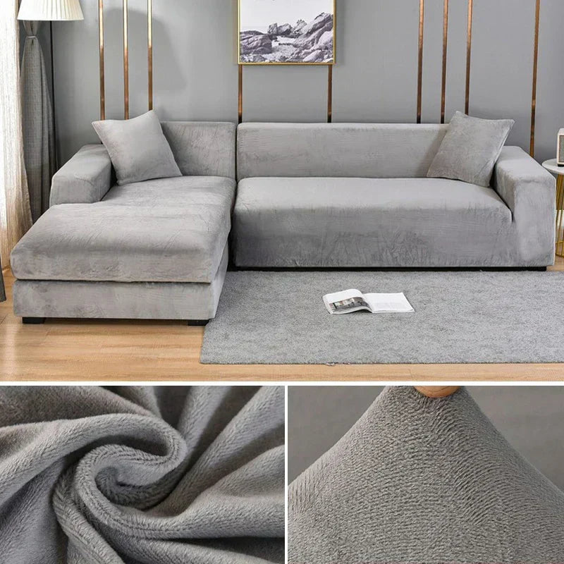 Rekbare Bankhoes Kreukvrij Wasbaar 1-zits tot 4-zits Meubelbeschermer Antislip Elastische Pasvorm Interieur | Sulvida