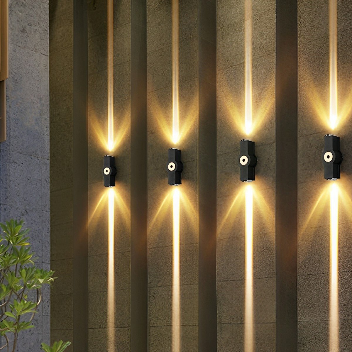 LED Buitenlamp Zwart Wandspot Verstelbaar Waterdicht IP65 voor Tuin Terras Oprit Gevel Architectuur Buitenverlichting | Sulvida