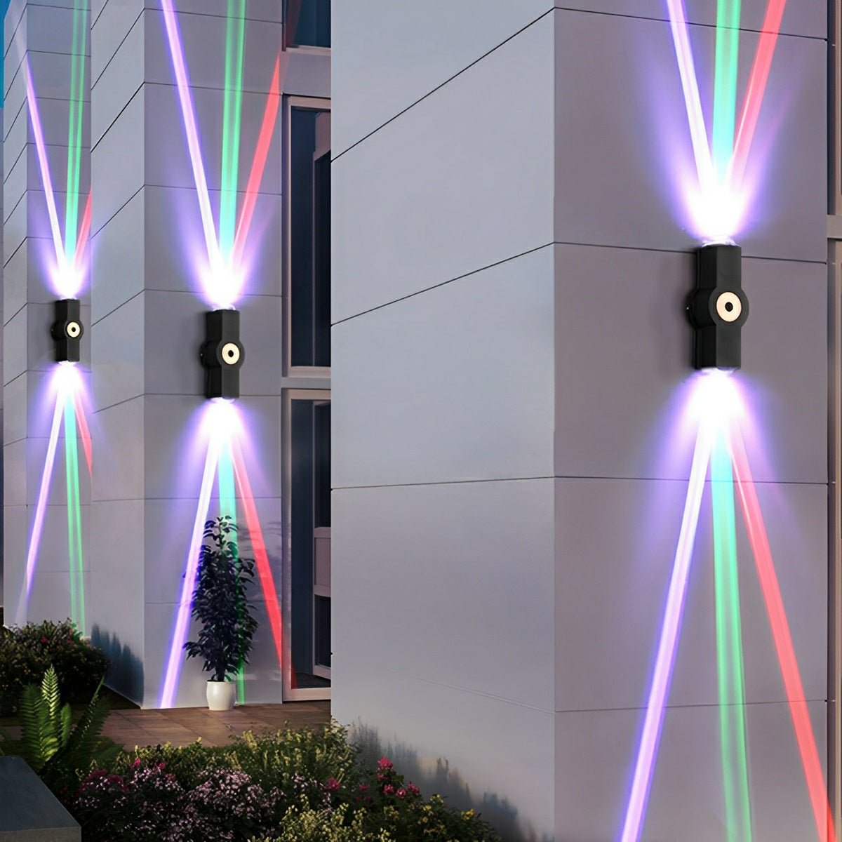 LED Buitenlamp Zwart Wandspot Verstelbaar Waterdicht IP65 voor Tuin Terras Oprit Gevel Architectuur Buitenverlichting | Sulvida