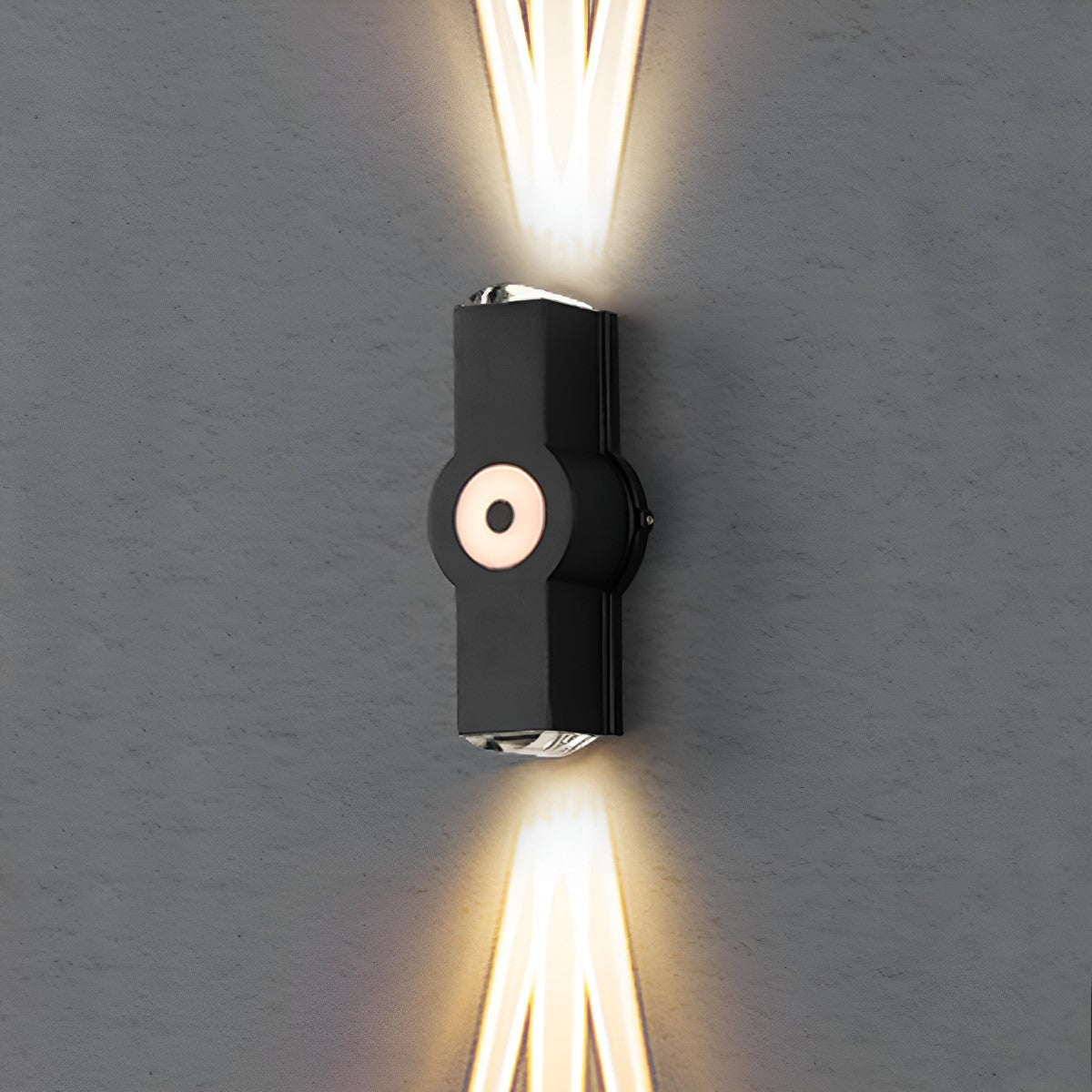 LED Buitenlamp Zwart Wandspot Verstelbaar Waterdicht IP65 voor Tuin Terras Oprit Gevel Architectuur Buitenverlichting | Sulvida