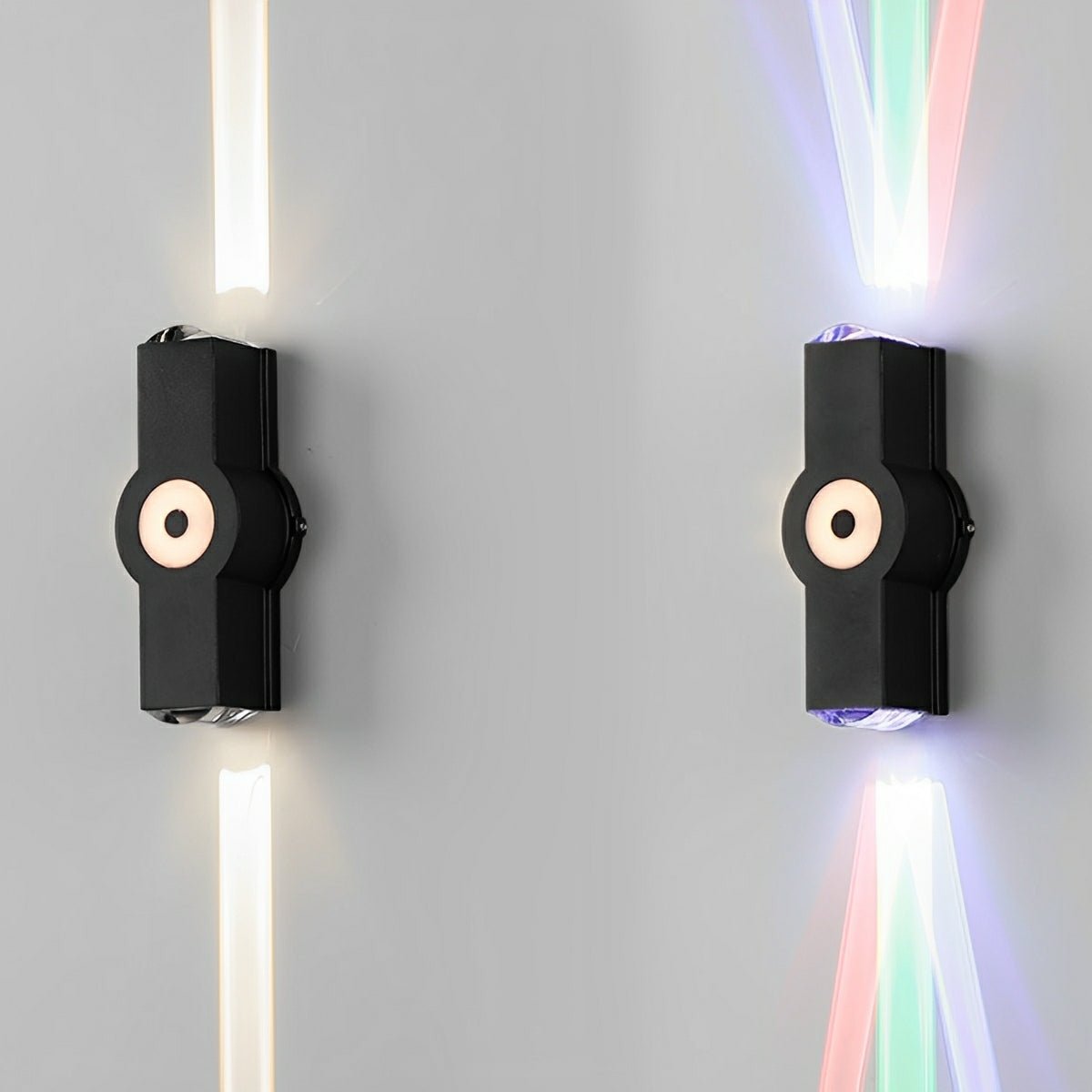 LED Buitenlamp Zwart Wandspot Verstelbaar Waterdicht IP65 voor Tuin Terras Oprit Gevel Architectuur Buitenverlichting | Sulvida