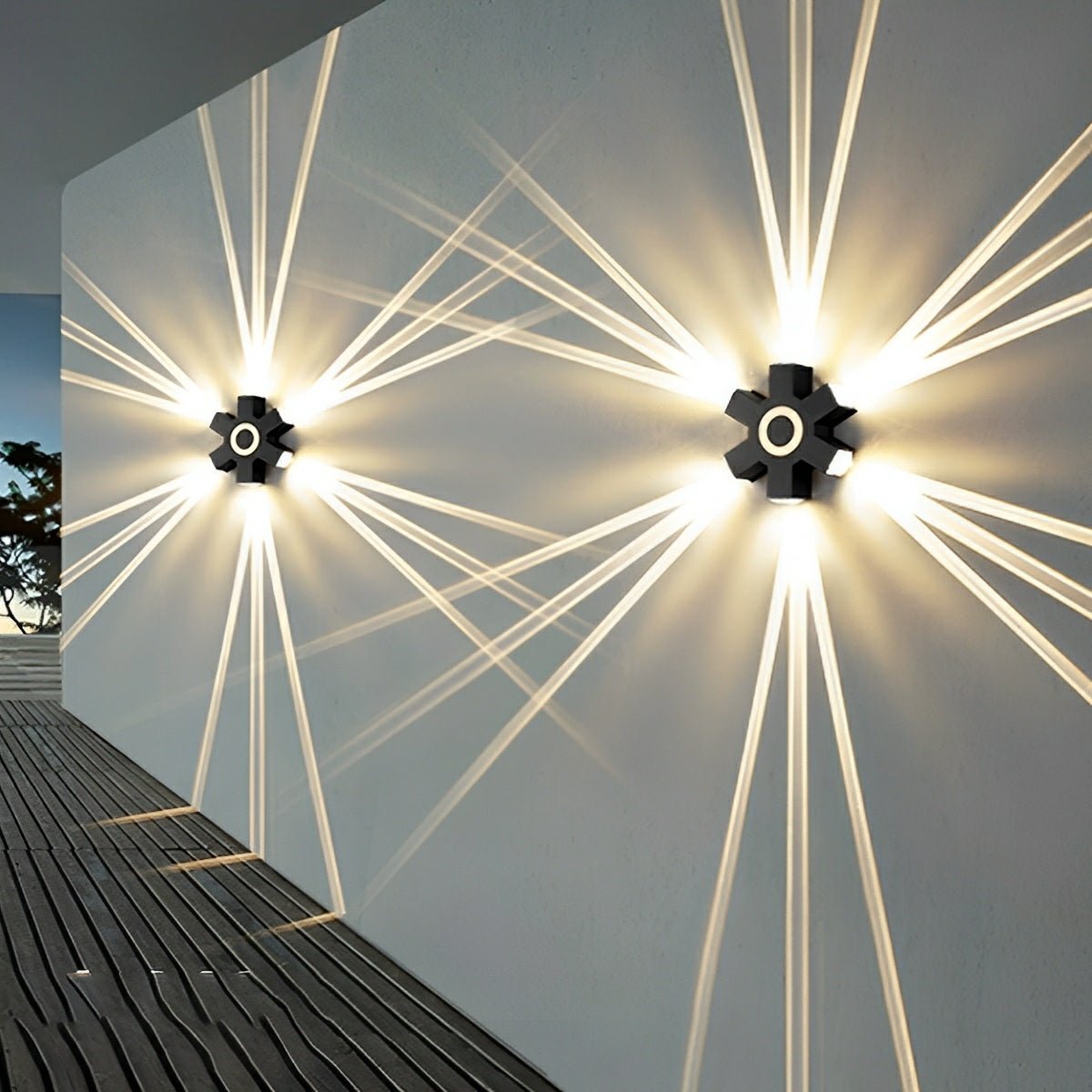 LED Buitenlamp Zwart Wandspot Verstelbaar Waterdicht IP65 voor Tuin Terras Oprit Gevel Architectuur Buitenverlichting | Sulvida