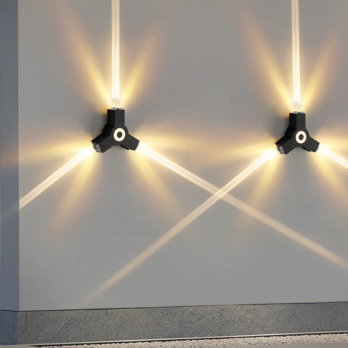 LED Buitenlamp Zwart Wandspot Verstelbaar Waterdicht IP65 voor Tuin Terras Oprit Gevel Architectuur Buitenverlichting | Sulvida