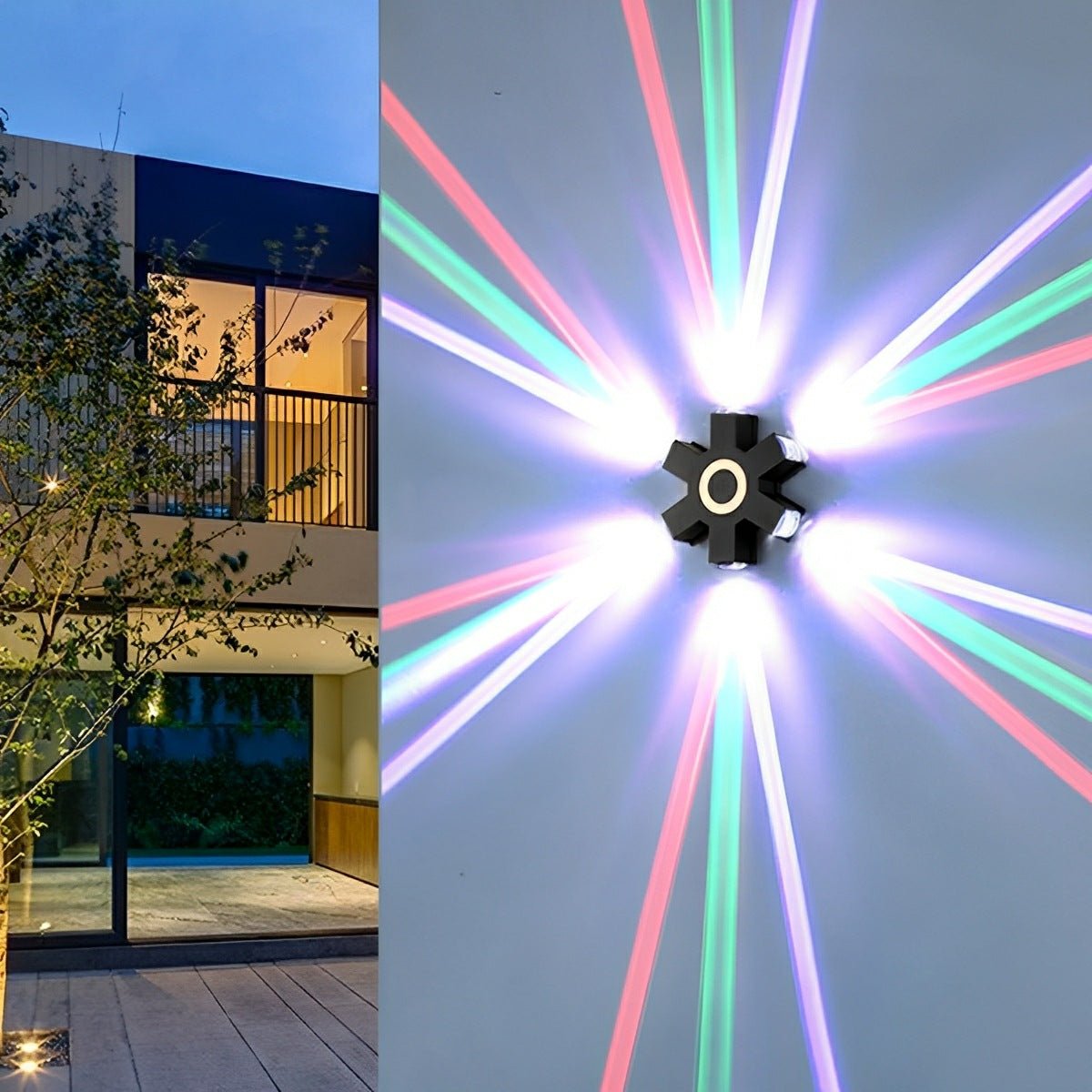 LED Buitenlamp Zwart Wandspot Verstelbaar Waterdicht IP65 voor Tuin Terras Oprit Gevel Architectuur Buitenverlichting | Sulvida