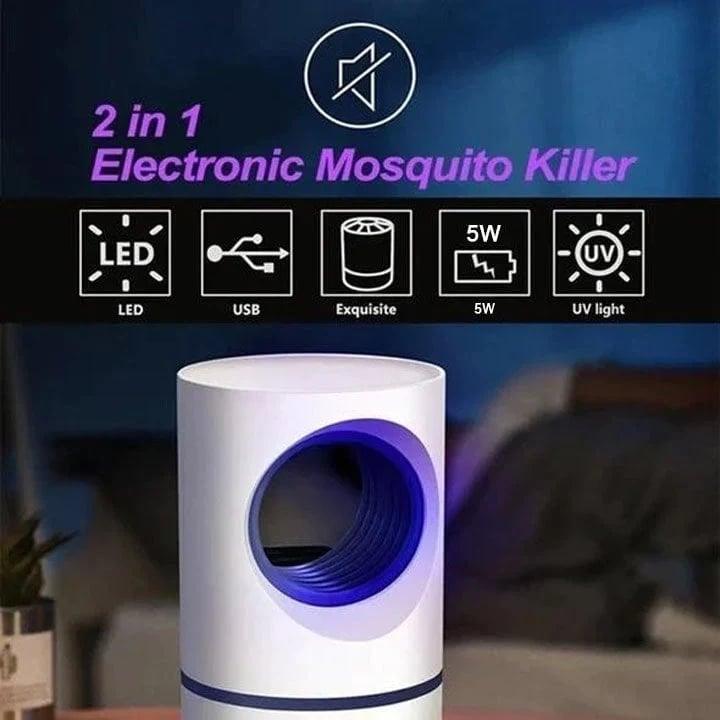 UV-insectenval met aansuigventilator S en L voor binnen buiten muggenval USB veilig stil effectief insectenlamp | Sulvida