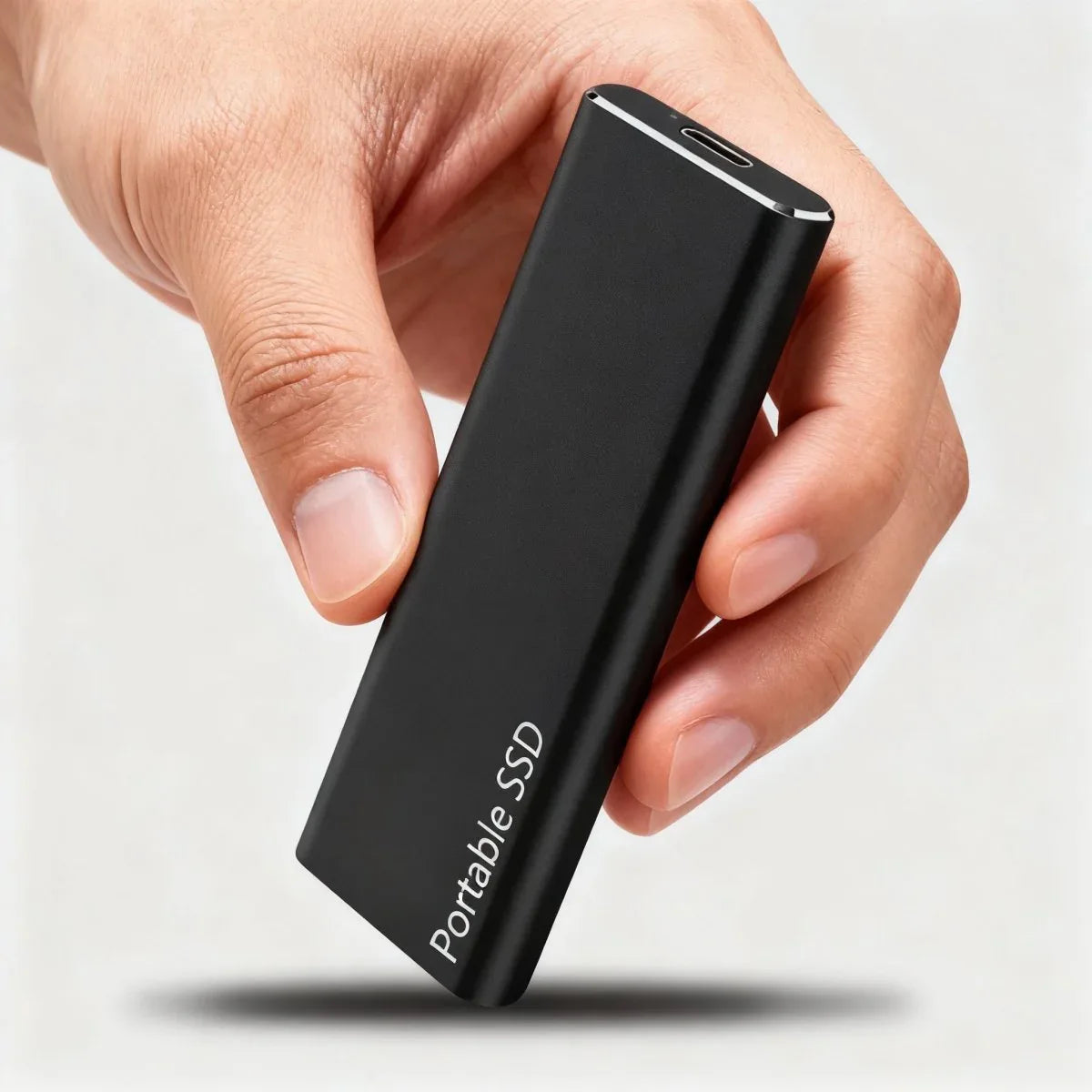 Externe SSD-schijf 4TB USB-C – Snelle Gegevensopslag Draagbaar Schokbestendig Extern Opslagstation Backup | Sulvida