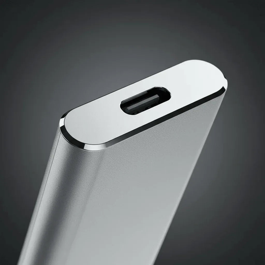 Externe SSD-schijf 4TB USB-C – Snelle Gegevensopslag Draagbaar Schokbestendig Extern Opslagstation Backup | Sulvida