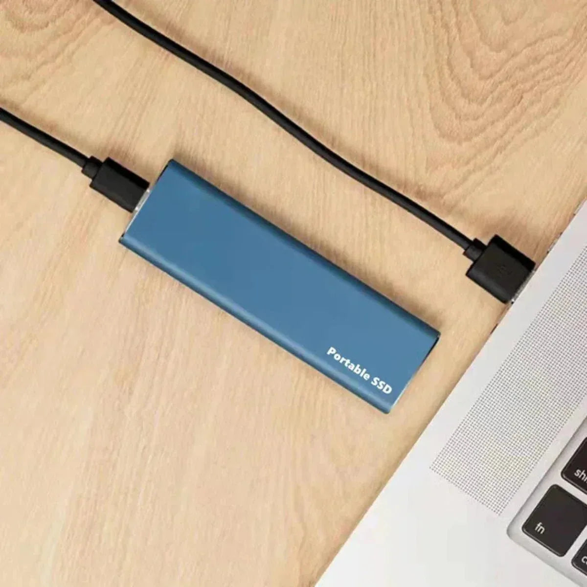 Externe SSD-schijf 4TB USB-C – Snelle Gegevensopslag Draagbaar Schokbestendig Extern Opslagstation Backup | Sulvida
