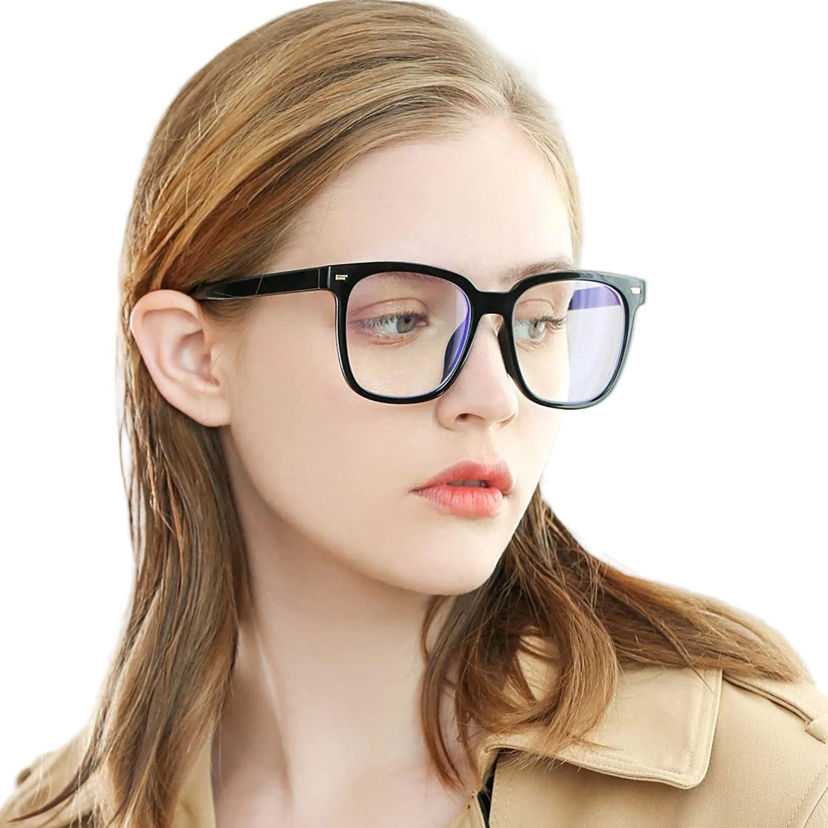 Unisex Dioptrie Leesbril Vierkant Montuur Blauwlichtfilter Anti-Reflectie Computerbril voor Lezen en Werken | Sulvida