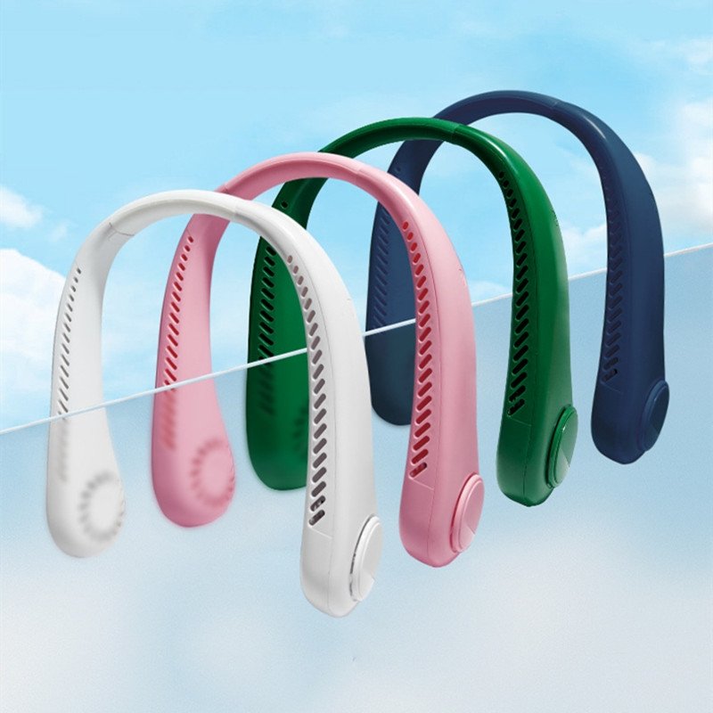 Draagbare Nekventilator Handenvrij Persoonlijke Koeling Oplaadbaar USB Ideaal voor Wandelen Sport Reizen | Sulvida