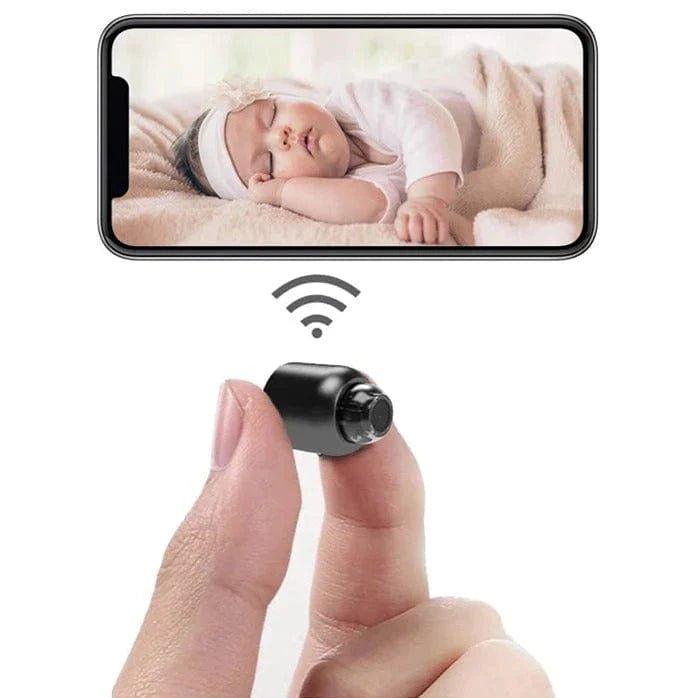 Draadloze Beveiligingscamera met Nachtzicht – Compacte HD Wifi Camera voor Thuis met Bewegingsdetectie en App-Bediening | Sulvida