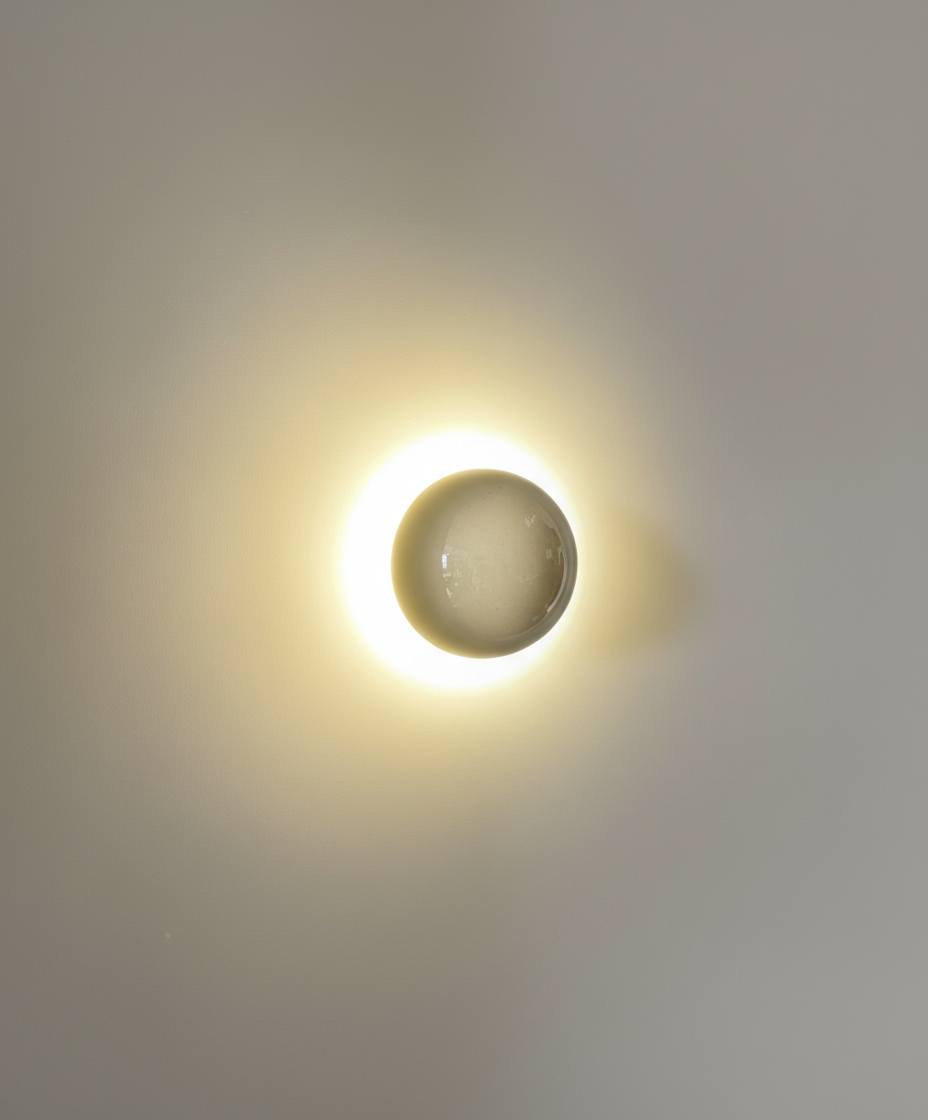 Ronde Metalen Wandlamp LED Bolvorm Sfeerlicht Opwaarts Neerwaarts Gang Slaapkamer Woonkamer Hal Moderne Verlichting | Sulvida
