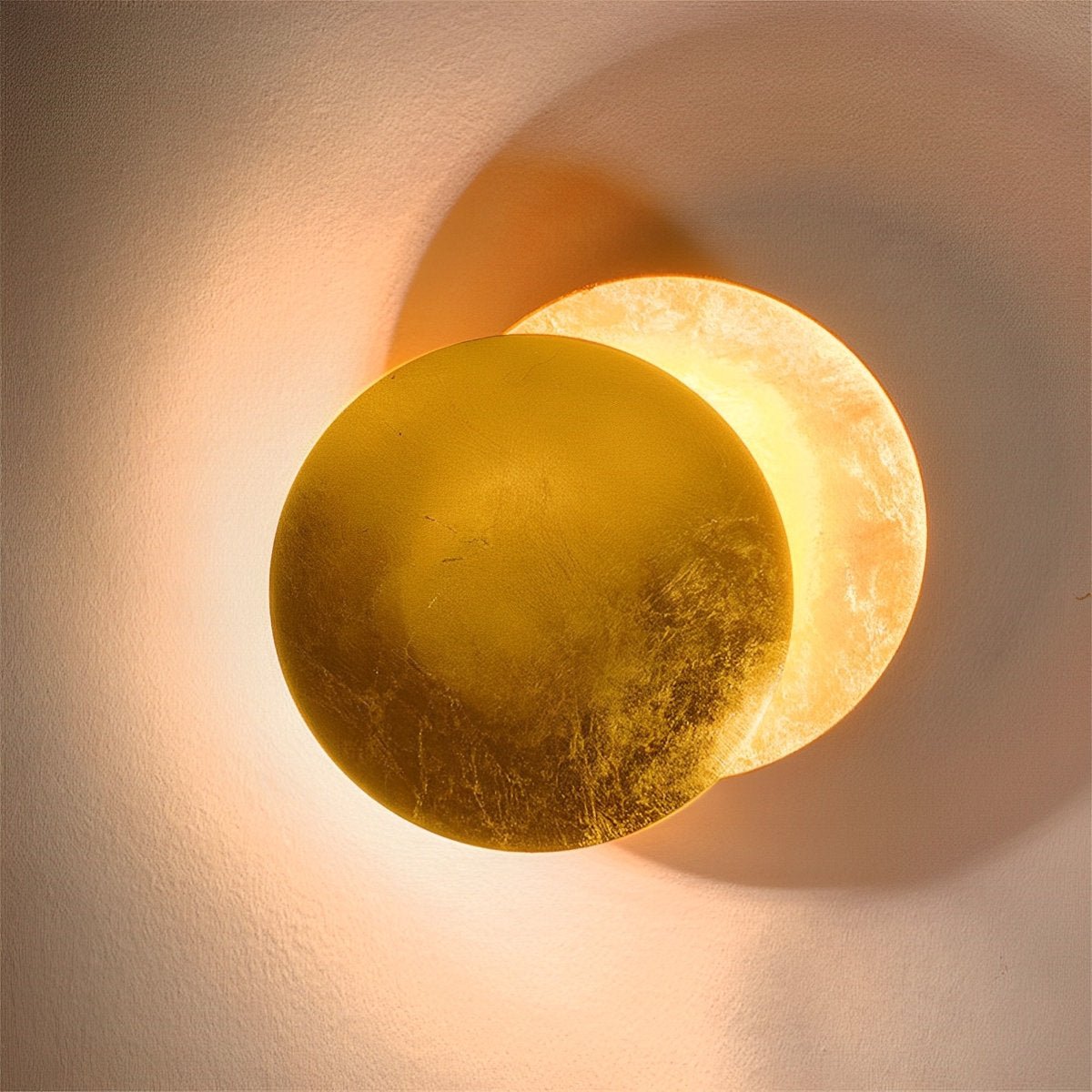 Verstelbare Wandlamp IJzer LED Maanfase Design Zwart Goud Wit Koper voor Gang Slaapkamer Eetkamer Woonkamer | Sulvida