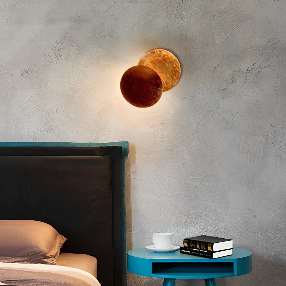 Verstelbare Wandlamp IJzer LED Maanfase Design Zwart Goud Wit Koper voor Gang Slaapkamer Eetkamer Woonkamer | Sulvida