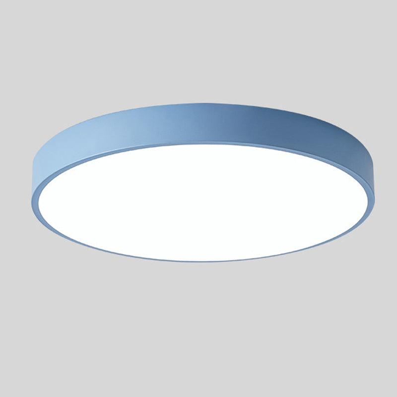Scandinavische Plafondlamp Hout Ø23cm en Ø30cm Macaron Vorm Slaapkamer Balkon Studeerkamer LED Verlichting | Sulvida