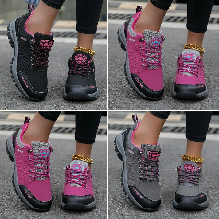 Waterdichte Dames Wandelschoenen met Goede Grip Outdoor Trekkingschoenen voor Dames Antislip Ademend Hiking | Sulvida