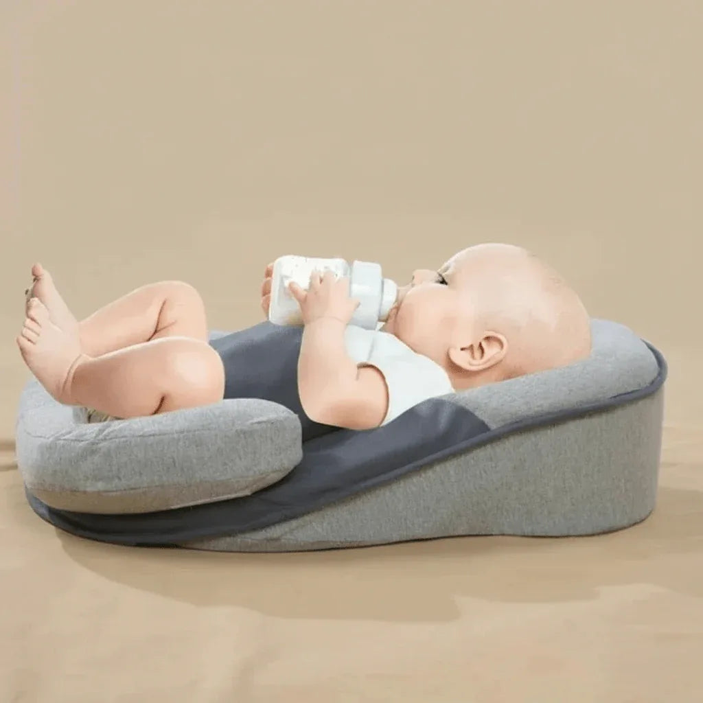 Antireflex Babywig voor Wiegje Incline 23×14×6in Ademend Katoen Pasgeboren Comfort Slaapsteun Rustgevend | Sulvida