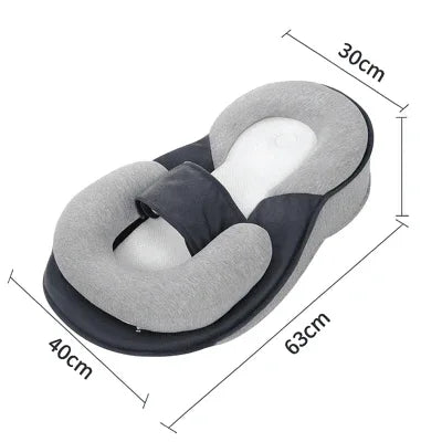 Antireflex Babywig voor Wiegje Incline 23×14×6in Ademend Katoen Pasgeboren Comfort Slaapsteun Rustgevend | Sulvida