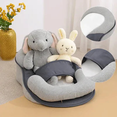 Antireflex Babywig voor Wiegje Incline 23×14×6in Ademend Katoen Pasgeboren Comfort Slaapsteun Rustgevend | Sulvida