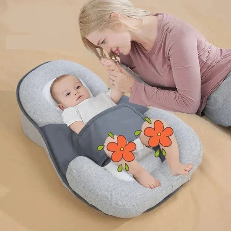 Antireflex Babywig voor Wiegje Incline 23×14×6in Ademend Katoen Pasgeboren Comfort Slaapsteun Rustgevend | Sulvida