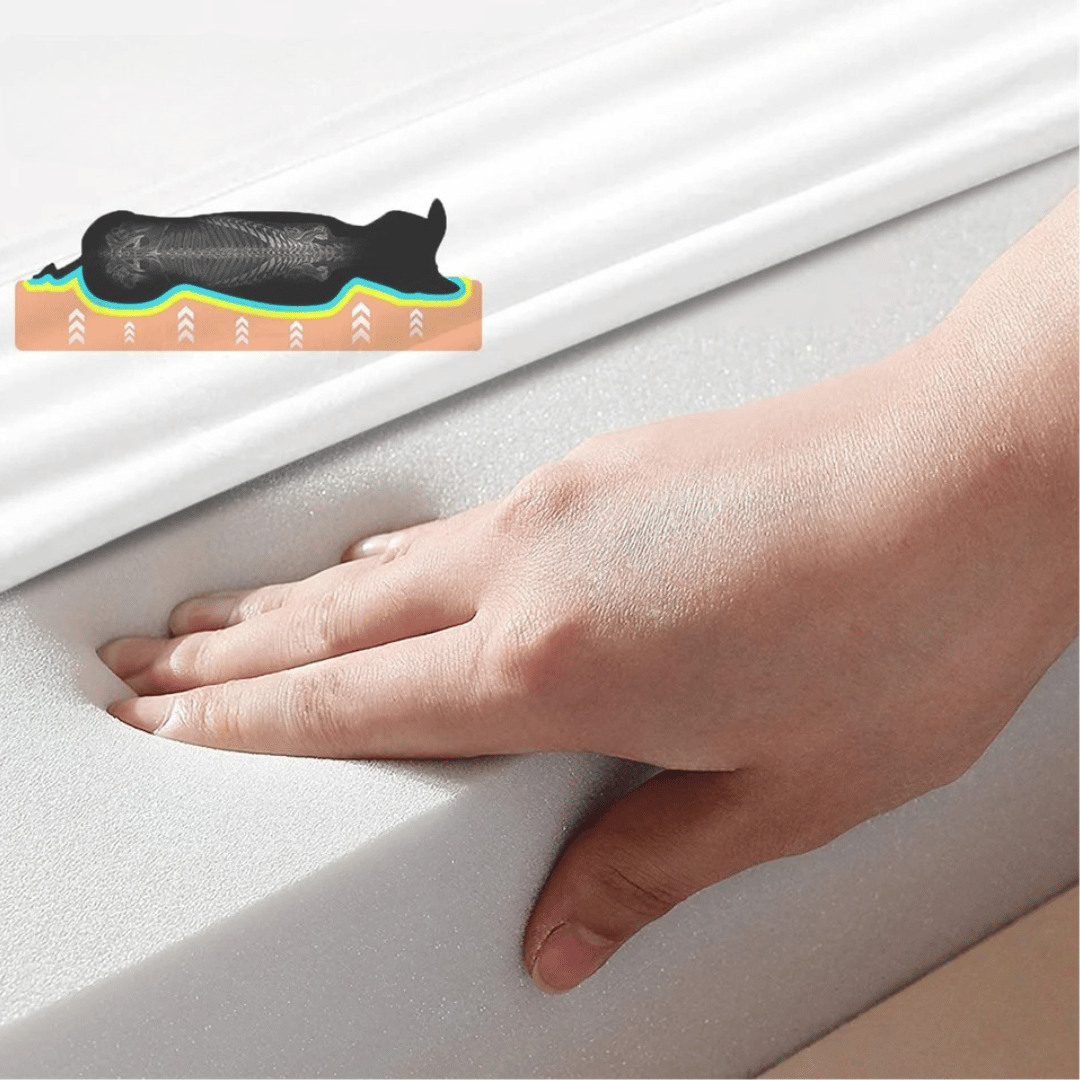 Orthopedisch Hondenmand Memory Foam voor Grote Honden Wasbare Hoes Pluche Comfortbed Luxe Steungevend | Sulvida