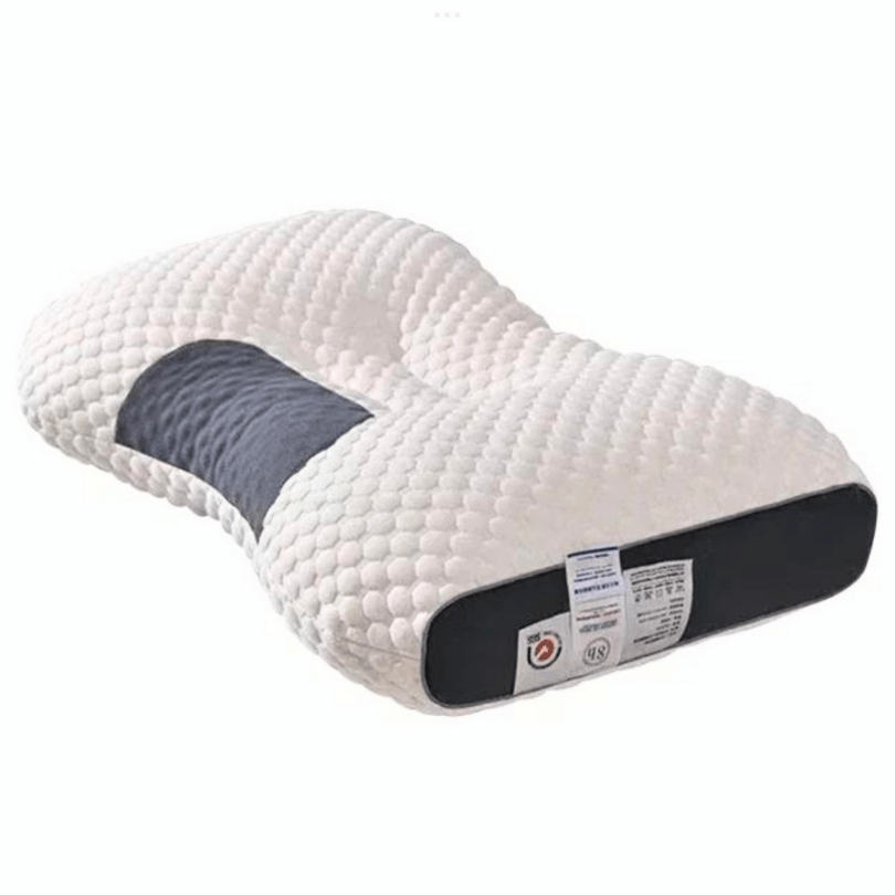 Orthopedisch Hoofdkussen 48×74cm Ergonomisch Memory Foam Nek- en Rugsteun Verstelbaar 10cm of 12cm Hoogte | Sulvida