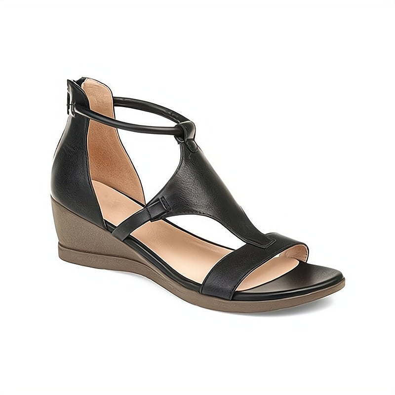 Ergonomische Dames Slippers Comfort Voetbed Orthopedisch Plantaire Ondersteuning Zacht Lederen Look Zomer | Sulvida
