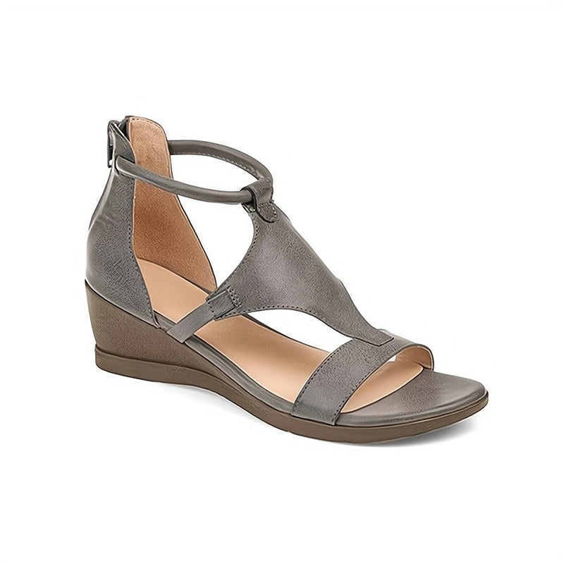 Ergonomische Dames Slippers Comfort Voetbed Orthopedisch Plantaire Ondersteuning Zacht Lederen Look Zomer | Sulvida