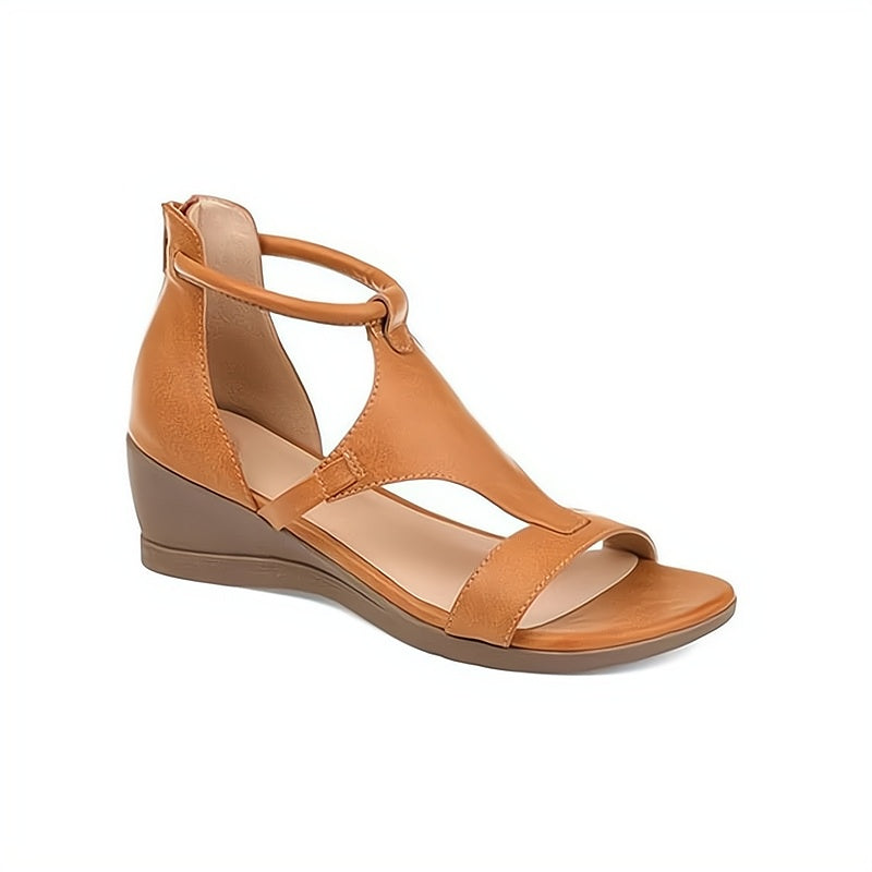 Ergonomische Dames Slippers Comfort Voetbed Orthopedisch Plantaire Ondersteuning Zacht Lederen Look Zomer | Sulvida
