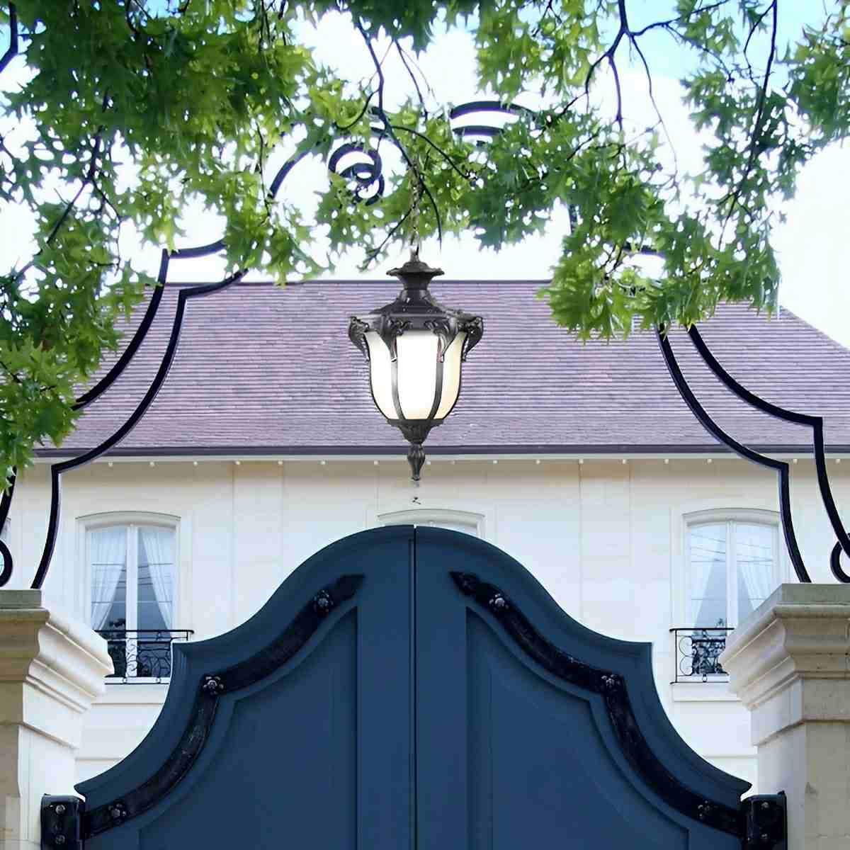 Hanglamp Buiten Glas Waterbestendig LED Vintage Landelijke Stijl Tuin Terras Veranda Balkon Sfeerverlichting | Sulvida
