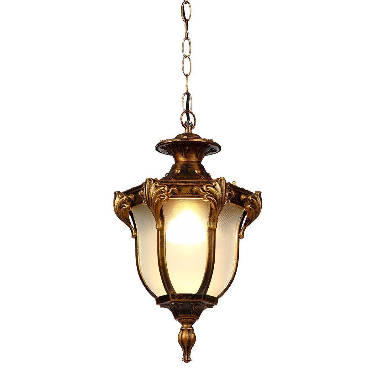 Hanglamp Buiten Glas Waterbestendig LED Vintage Landelijke Stijl Tuin Terras Veranda Balkon Sfeerverlichting | Sulvida