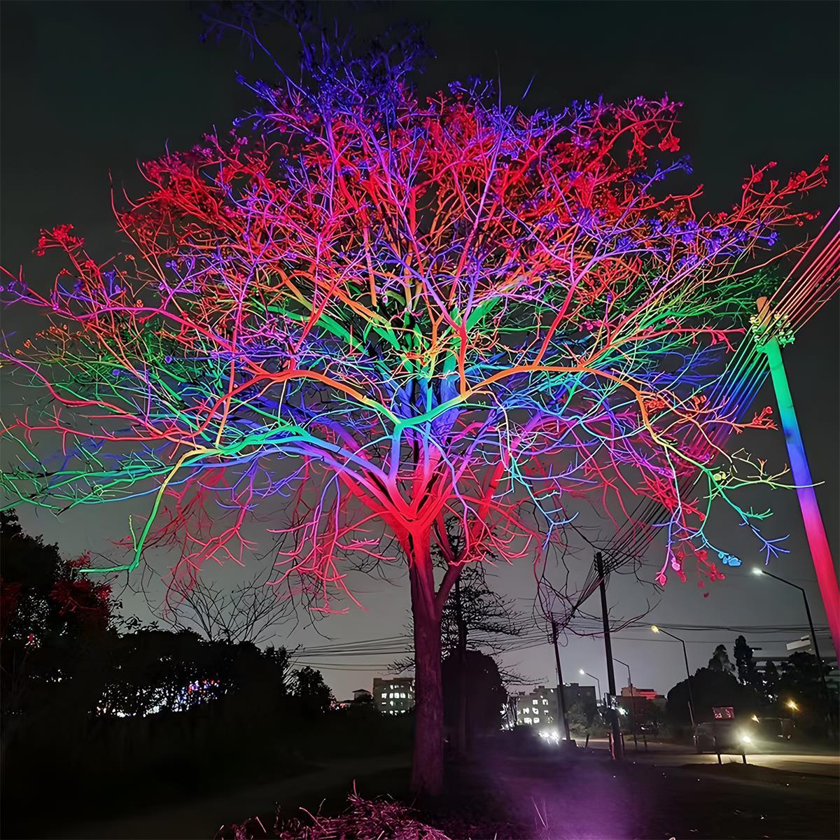 RGB LED Tuinspot Waterdicht IP65 Grijs Aluminium Buitenverlichting Landschapsverlichting Tuin Sfeerverlichting | Sulvida
