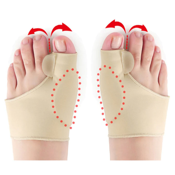 Gel Hallux Valgus Corrector – Teencorrector met Gelkussen voor Comfortabele Drukverlichting en Natuurlijke Teenuitlijning | Sulvida