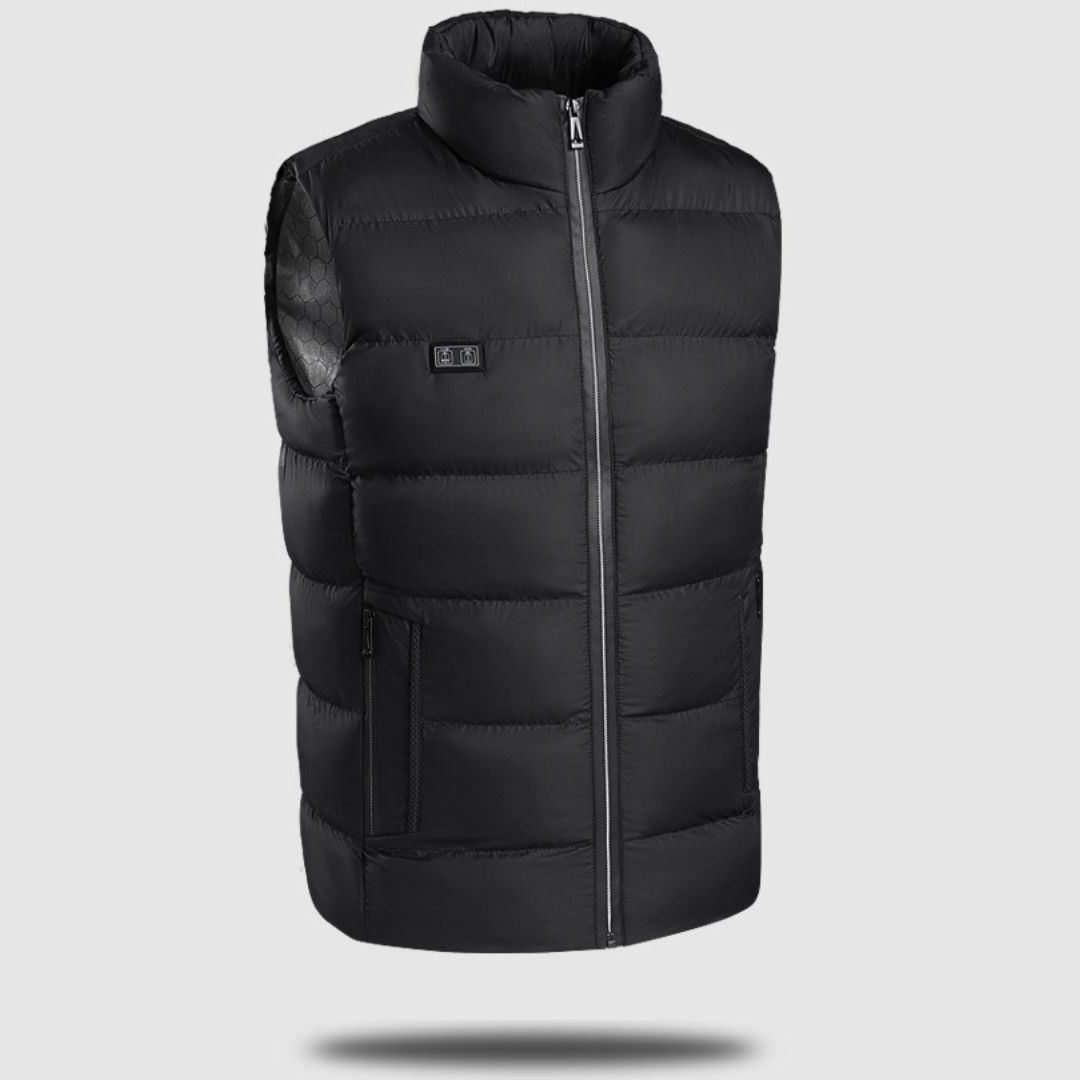 Verwarmde Bodywarmer Oplaadbaar USB Unisex Wintervest Verstelbare Warmte Outdoor Wandelen Fietsen Sport | Sulvida