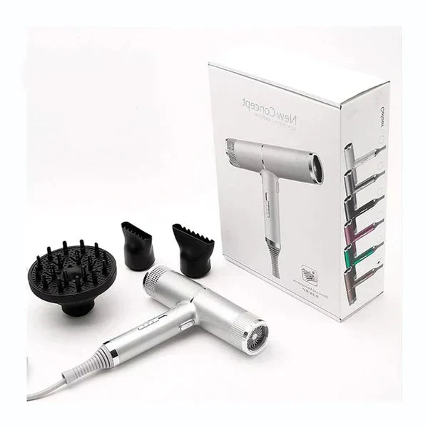 Professionele Haardroger 1100W Ultralight met Ionentechnologie Rood Grijs Zwart Salonkwaliteit Styling | Sulvida
