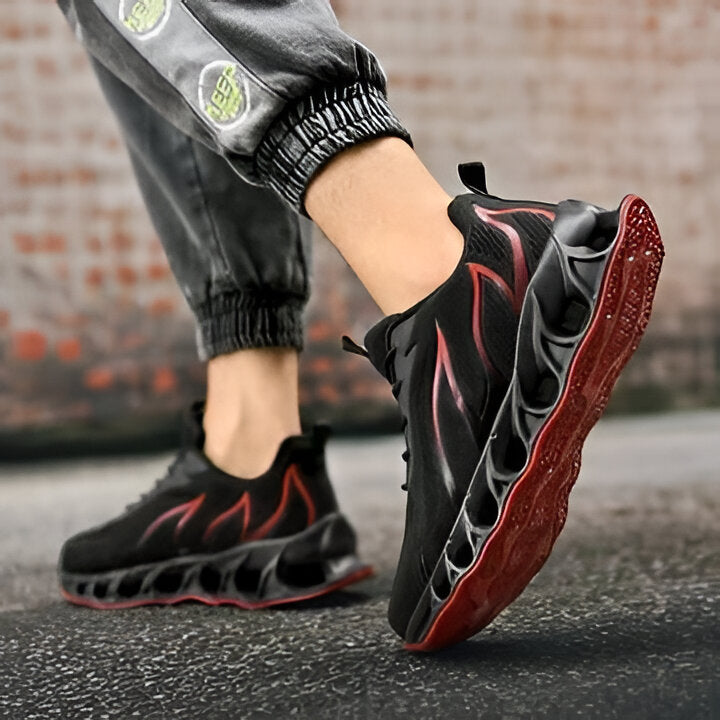 Heren Orthopedische Wandel- en Hardloopschoenen met Boogondersteuning en Antislipzool | Sulvida