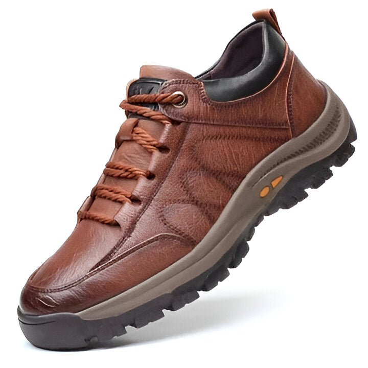 Handgestikte Herenschoenen met Boognsteun Antislip Ademend Comfortabel Leer | Sulvida